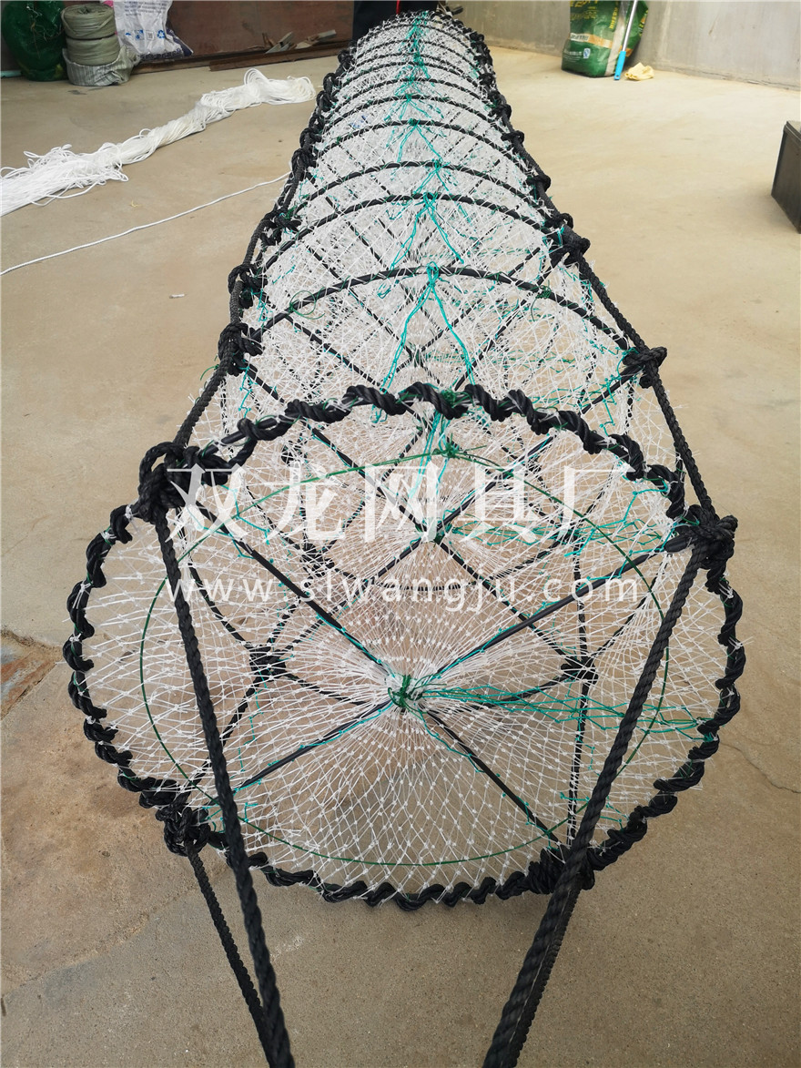 15层韩国白单丝钢圈扇贝笼